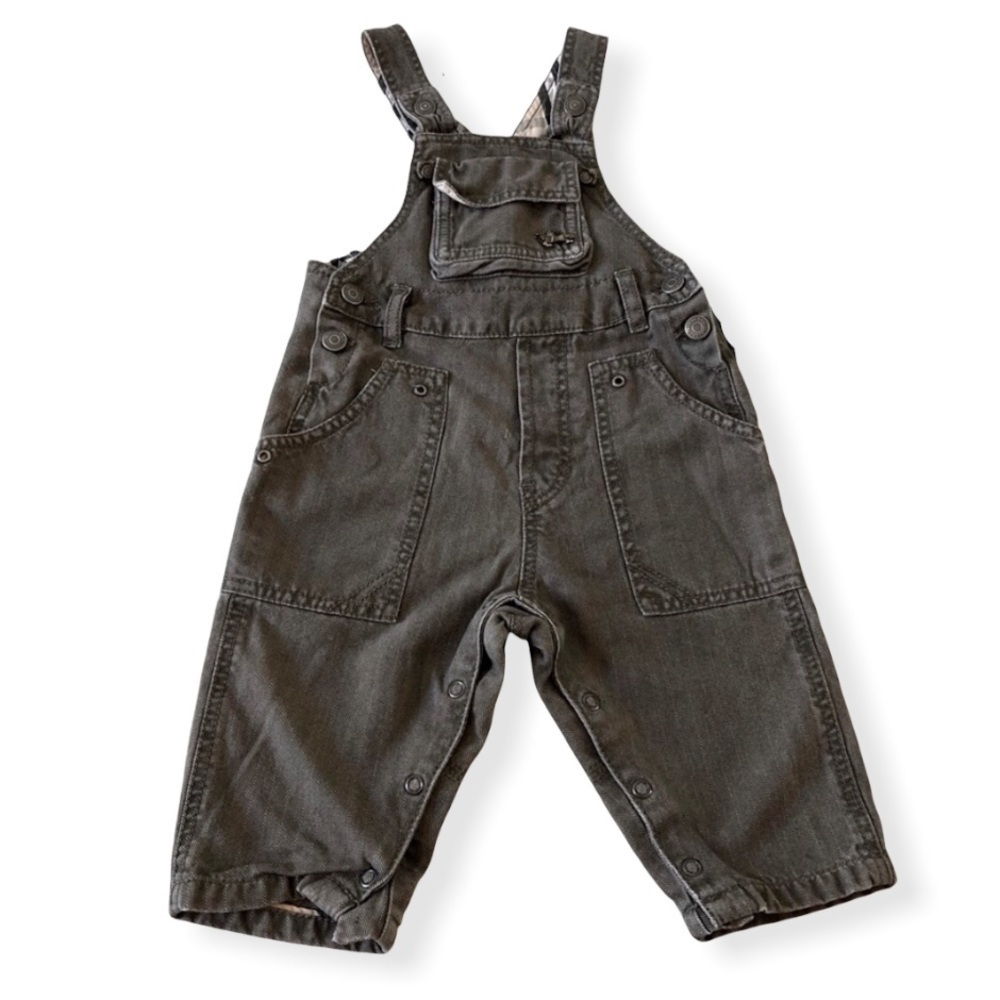 Baby Jeans Khaki Overalls Size 6 Months